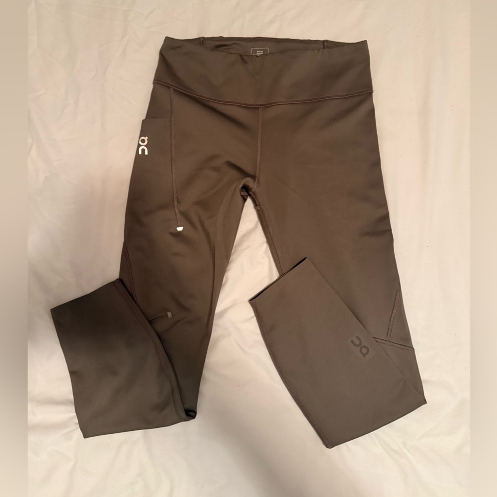 On Running Brown Performance Tights - image 1
